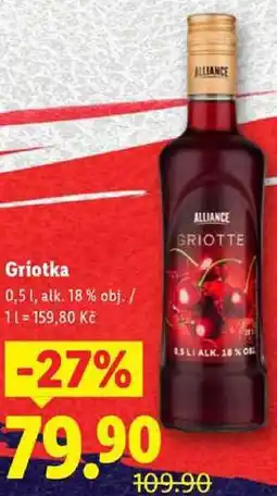 Lidl Griotka, 0,5 l nabídka