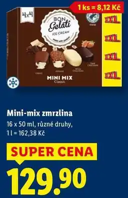 Lidl Mini-mix zmrzlina, 16x 50 ml nabídka