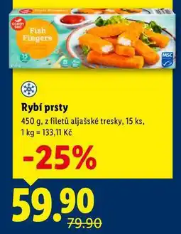 Lidl Rybí prsty, 450 g nabídka