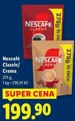 Lidl Nescafé Classic/Crema, 275 g nabídka