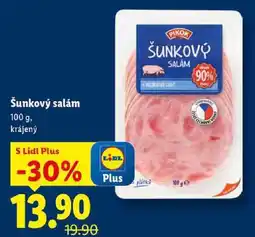 Lidl Šunkový salám, 100 g nabídka