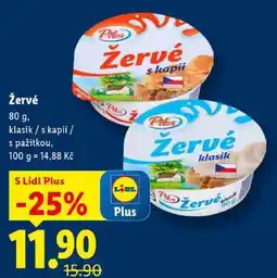 Lidl Žervé, 80 g nabídka