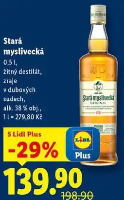 Lidl Stará myslivecká, 0,5 l nabídka