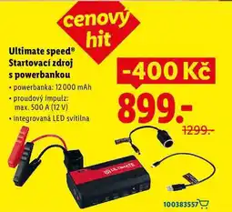 Lidl Ultimate speed Startovací zdroj s powerbankou nabídka