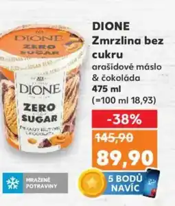 Kaufland DIONE Zmrzlina bez cukru nabídka