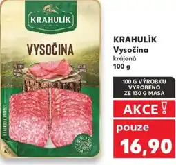 Kaufland KRAHULIK Vysočina krájená nabídka