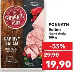 Kaufland PONNATH Salám nabídka