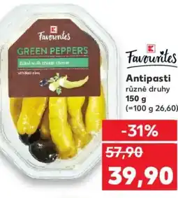 Kaufland Antipasti nabídka