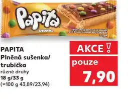 Kaufland PAPITA Plněná sušenka/ trubička nabídka