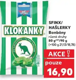 Kaufland SFINX/ HAŠLERKY Bonbony nabídka
