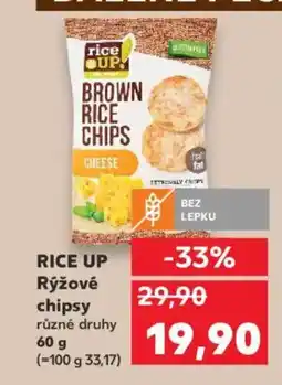 Kaufland RICE UP Rýžové chipsy nabídka