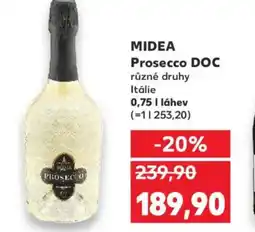 Kaufland MIDEA Prosecco DOC nabídka
