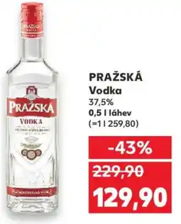 Kaufland PRAŽSKÁ Vodka 37,5% nabídka