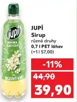 Kaufland JUPÍ Sirup nabídka
