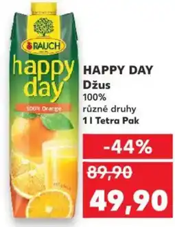 Kaufland HAPPY DAY Džus 100% nabídka