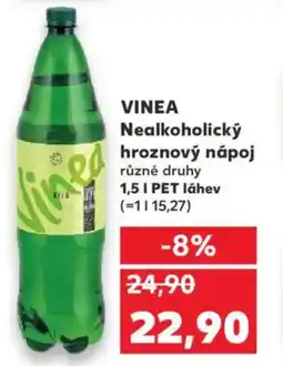 Kaufland VINEA Nealkoholický hroznový nápoj nabídka