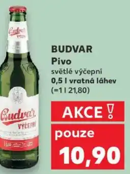 Kaufland BUDVAR Pivo nabídka