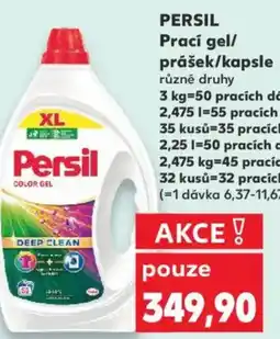 Kaufland PERSIL Prací gel/ prášek/kapsle nabídka