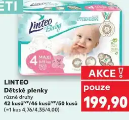 Kaufland LINTEO Dětské plenky nabídka
