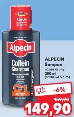 Kaufland ALPECIN Šampon nabídka
