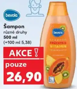 Kaufland Bevola Šampon nabídka