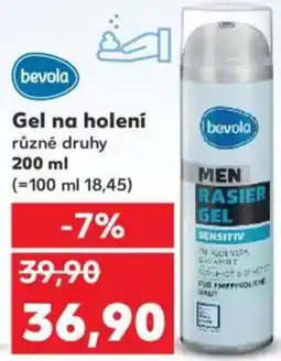 Kaufland Bevola Gel na holení nabídka