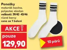 Kaufland Ponožky nabídka