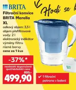 Kaufland Filtrační konvice BRITA Marella XL nabídka