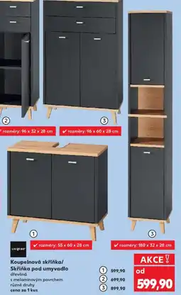 Kaufland Koupelnová skříňka/ Skříňka pod umyvadlo nabídka