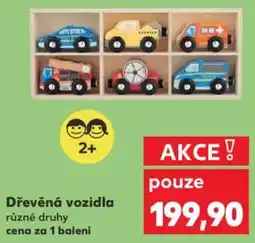 Kaufland Dřevěná vozidla nabídka