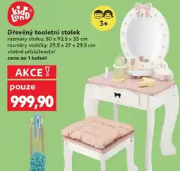 Kaufland Dřevěný toaletní stolek nabídka