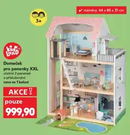 Kaufland Domeček pro panenky XXL nabídka