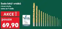 Kaufland Sada bitů/ vrtáků nabídka