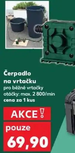 Kaufland Čerpadlo na vrtačku nabídka