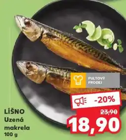 Kaufland LÍŠNO Uzená makrela nabídka