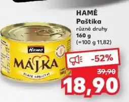 Kaufland HAMÉ Paštika nabídka