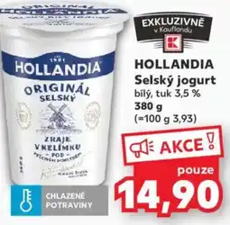 Kaufland HOLLANDIA Selský jogurt bilý, tuk 3,5 % nabídka