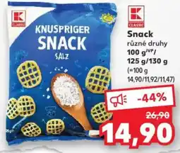 Kaufland Snack nabídka