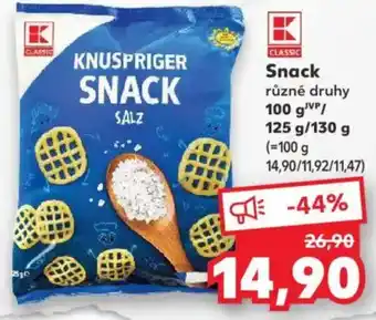 Kaufland Snack nabídka