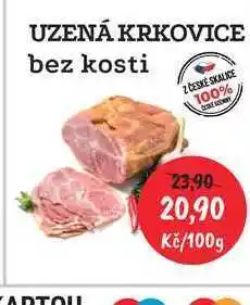 RABBIT řeznictví UZENÁ KRKOVICE bez kosti 100g nabídka