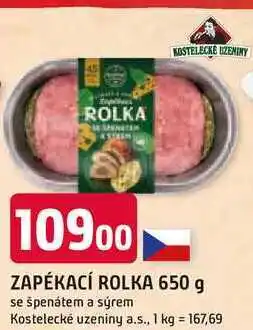 Trefa ZAPÉKACÍ ROLKA 650 g se špenátem a sýrem nabídka