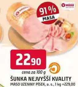 Trefa ŠUNKA NEJVYŠŠÍ KVALITY 100g nabídka