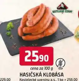 Trefa HASIČSKÁ KLOBÁSA 100g nabídka