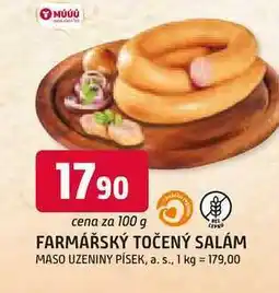 Trefa FARMÁŘSKÝ TOČENÝ SALÁM 100g nabídka