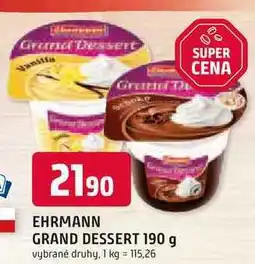 Trefa EHRMANN GRAND DESSERT 190 g nabídka
