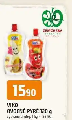 Trefa VIKO OVOCNÉ PYRÉ 120 g nabídka