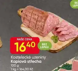 Hruška Kostelecké uzeniny Kapiová střecha 100 g nabídka