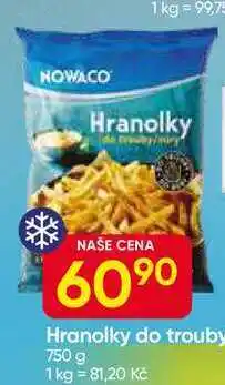Hruška Nowaco Hranolky do trouby 750g nabídka