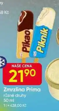Hruška Zmrzlina Prima různé druhy 50 ml nabídka