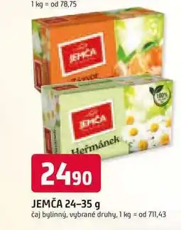 Trefa JEMČA 24-35 g čaj bylinný nabídka